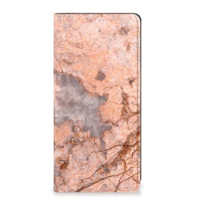 OPPO A54 5G | A74 5G | A93 5G | Standcase | Marmer Oranje