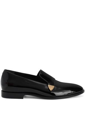 Giuseppe Zanotti mocassins Eflamm à design sans lacets - Noir