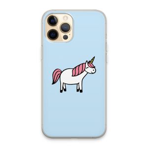 Eenhoorn: iPhone 13 Pro Max Transparant Hoesje