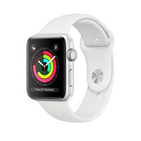 Apple Watch Series 3 OLED 42 mm Digitaal 312 x 390 Pixels Touchscreen Zilver Wifi GPS