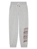 HUGO KIDS pantalon de jogging en coton à logo imprimé - Gris