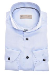 John Miller Slim Fit Overhemd lichtblauw, Effen