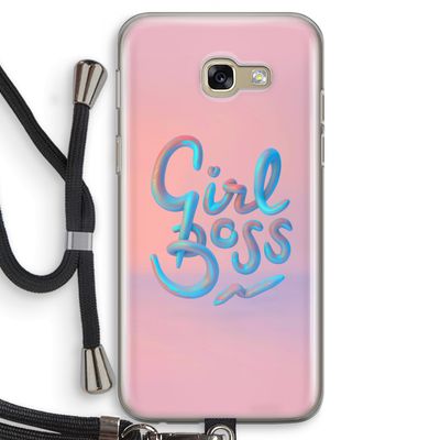 Girl boss: Samsung Galaxy A5 (2017) Transparant Hoesje met koord
