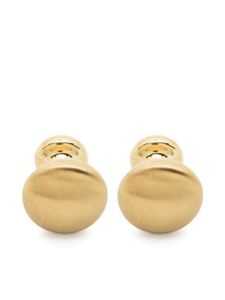 Lanvin polished round-shape cufflinks - Or