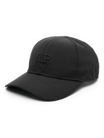 C.P. Company casquette à logo Chrome-R - Noir