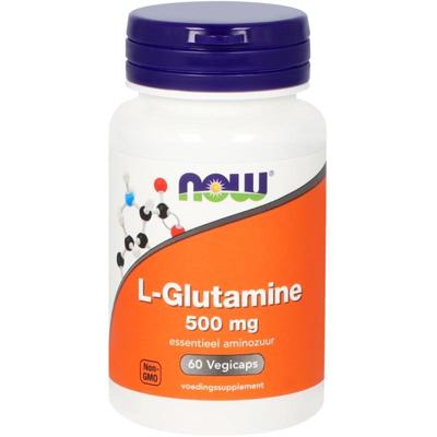 NOW L-Glutamine 500mg 60 Vegetarische capsules NOW L-Glutamine 500mg 60 Vegetarische capsules