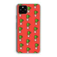 Mini cactus: Google Pixel 5a 5G Transparant Hoesje