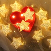 3m gebarsten ster USB Plug romantische LED String vakantie licht 20 LEDs Teenage stijl warme Fairy decoratieve Lamp voor Kerstmis bruiloft slaapkam