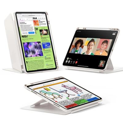 iPad Air 13" (2025) Flip Magnetic Case with Pencil Holder - Starlight