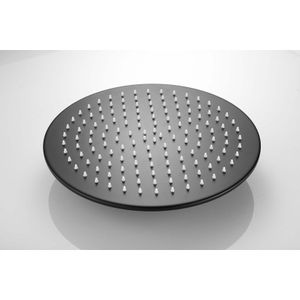 Hoofddouche SaniClear Vision | 30 cm | Rond | Zwart mat