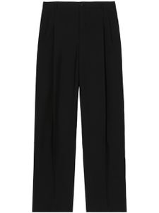 Burberry pantalon de costume en laine - Noir