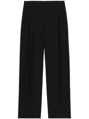 Burberry pantalon de costume en laine - Noir