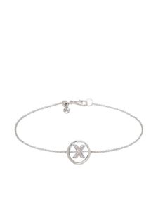 Annoushka bracelet en or blanc 18ct à initiale X ornée de diamants - Argent