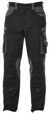 Pionier WORKWEAR Trousers tools size 62 pioneer black/grey
