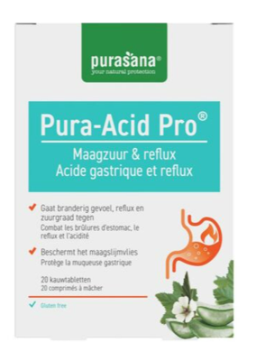 Purasana Supplementen Pura-Acid Pro 20 kauwtabletten