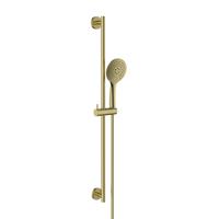 Glijstangset BWS Moran Met Handdouche 3 Standen 150 cm Geborsteld Messing