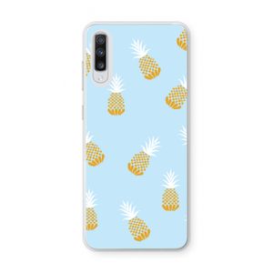 Ananasjes: Samsung Galaxy A70 Transparant Hoesje