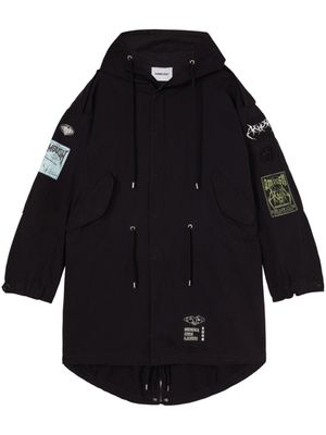 AMBUSH parka à patch logo - Noir