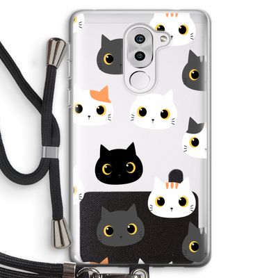 Katten: Honor 6X Transparant Hoesje met koord