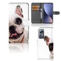Xiaomi 12 | 12X | Telefoonhoesje | Met pasjeshouder | Franse Bulldog