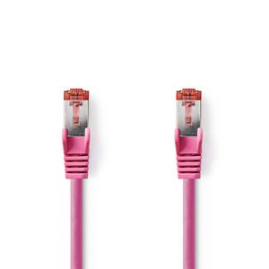 Nedis CAT6-kabel | RJ45 Male naar RJ45 Male | S/FTP | 15 m | Roze | 1 stuks - CCGP85221PK150 CCGP85221PK150