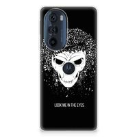 Silicone Back Case Motorola Edge 30 Pro Skull Hair - thumbnail