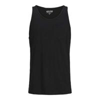 Tank Top Heren Jack & Jones Tampa Slub Zwart Maat L