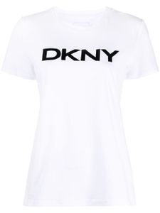 DKNY t-shirt à logo imprimé - Blanc