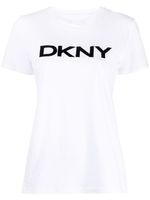 DKNY t-shirt à logo imprimé - Blanc