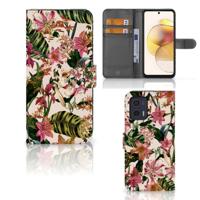 Motorola Moto G73 Hoesje Flowers | Portemonnee hoesje