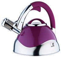 Bergner Roestvrijstalen microfoon-fluitketel (3 liter) lila Bergner Roestvrijstalen microfoon-fluitketel (3 liter) lila