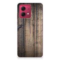 Motorola Moto G84 Bumper Hoesje Steigerhout - thumbnail