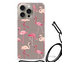 iPhone 15 Pro Max Case Anti-shock Flamingo