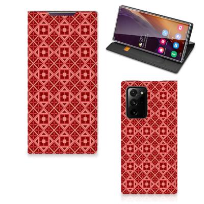 Samsung Galaxy Note 20 Ultra | Hoesje met Magneet | Batik Rood