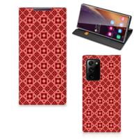 Samsung Galaxy Note 20 Ultra | Hoesje met Magneet | Batik Rood