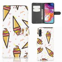 Samsung Galaxy A70 | Book Cover | Icecream | Portemonnee hoesje