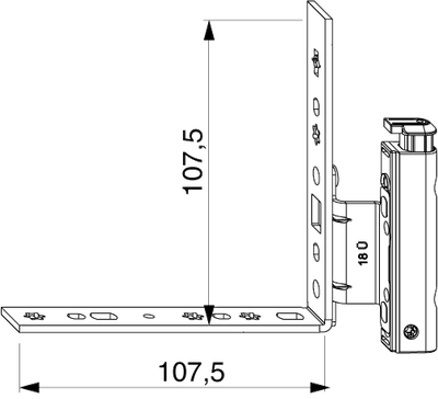 Hoeklagerband as ls zilv.54699
