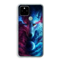 Where Light And Dark Meet: Google Pixel 5 Transparant Hoesje Where Light And Dark Meet: Google Pixel 5 Transparant Hoesje