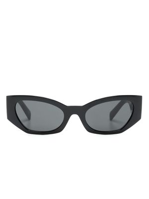 Dolce & Gabbana Eyewear lunettes de soleil à monture papillon - Noir