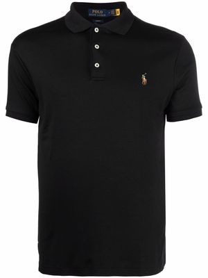 Polo Ralph Lauren polo à logo brodé poitrine - Noir