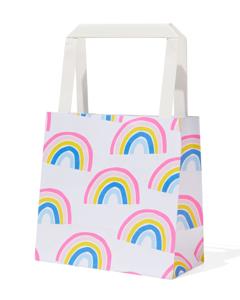 HEMA Cadeautasjes Papier 13x13x7 Regenboog - 6 Stuks