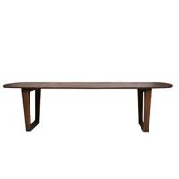 Livingfurn - Eetkamertafel Cortez - Bruin - Mangohout - 270 cm