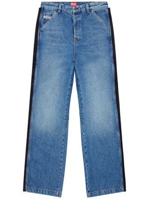 Diesel jean D-Livery à coupe sarouel - Bleu