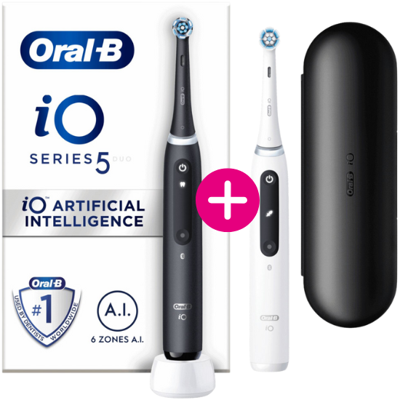 Oral-B iO Series 5 Black + Extra Body White