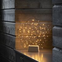Konstsmide Kerstdecoratie - Ronde kerstdecoratie met 100 micro LED&apos;s - 5 Cirkels