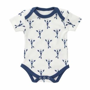 Fresk romper korte mouw Lobster indigo blue Maat