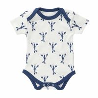 Fresk romper korte mouw Lobster indigo blue Maat