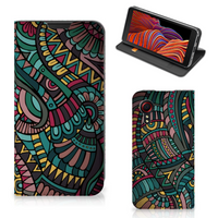 Samsung Galaxy Xcover 5 Hoesje met Magneet Aztec