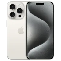 Refurbished iPhone 15 Pro Max 256 GB Titanium Wit Als nieuw