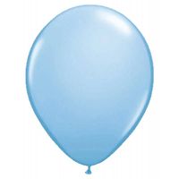 Lichtblauwe Metallic Ballonnen 10 stuks - thumbnail